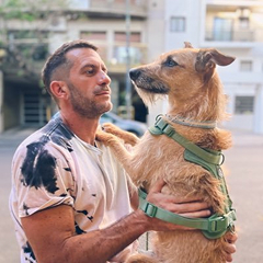 Antonio García Aprea con Bono